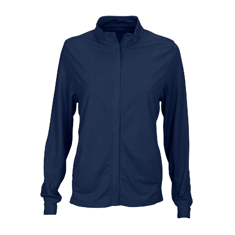 Vantage Women's Navy Pro Herringbone Jacket