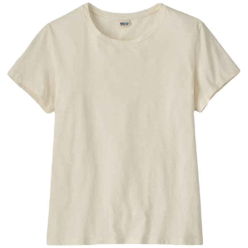 Patagonia Women's Undyed Natural Regenerative Organic Certified Cotton Tee