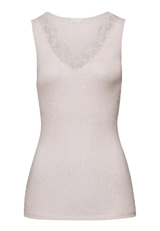 Woolen Lace Tank Top | Pumice 70912-2801