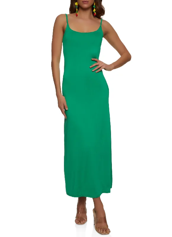 Scoop Neck Maxi Cami Dress