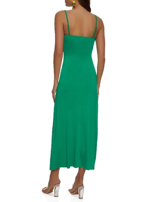 Scoop Neck Maxi Cami Dress