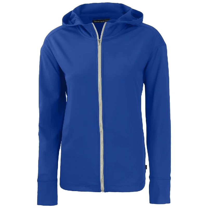 Cutter & Buck Women's Tour Blue Daybreak Eco Recycled Full Zip Hoodie