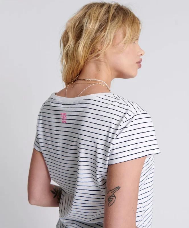 ONE TEASPOON SCOOP NECK BASIC TEE MULTI