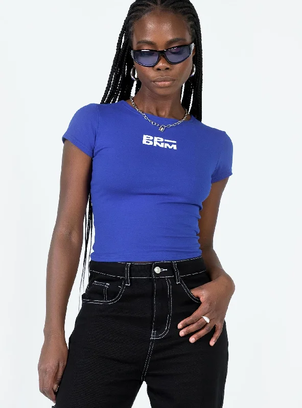 Polly Denim Club Tee Blue