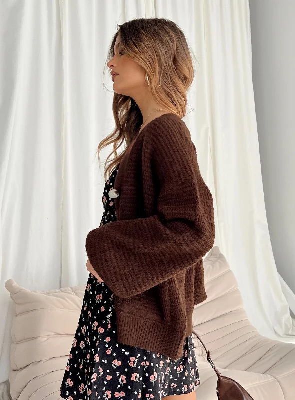 Abel Cardigan Brown