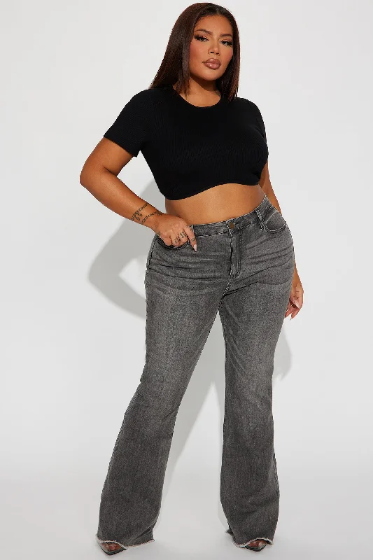 Amelia Crop Top - Black