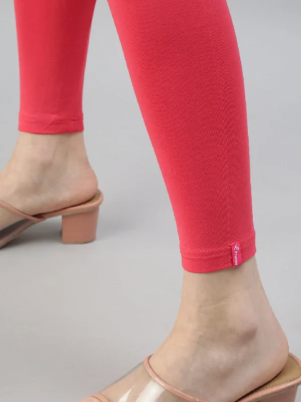 Ankle Leggings-Coral