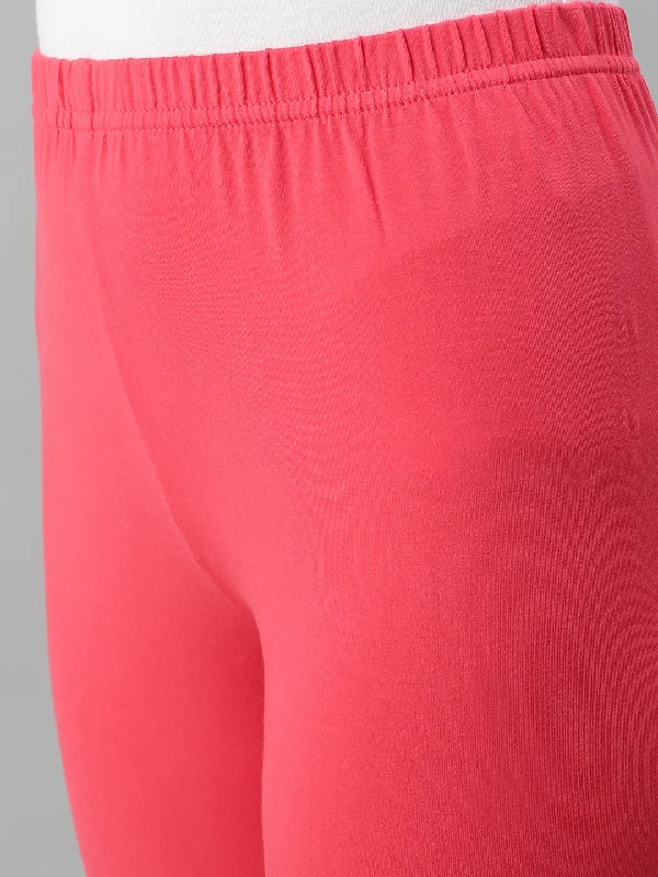 Ankle Leggings-Coral