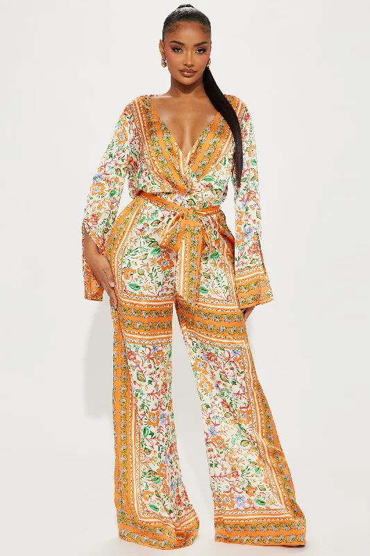 Aruba Sun Jumpsuit - Orange/combo