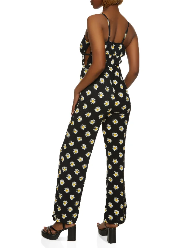 Daisy Print Jumpsuit