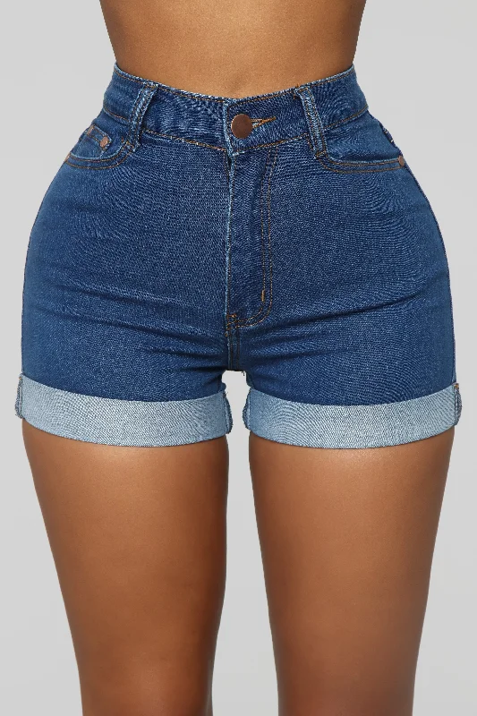 Carter Denim Shorts - MediumWash