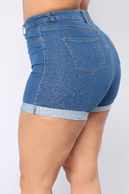 Carter Denim Shorts - MediumWash