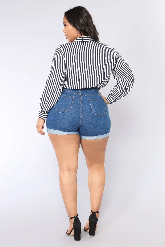 Carter Denim Shorts - MediumWash