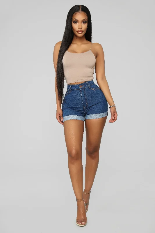 Carter Denim Shorts - MediumWash