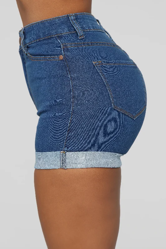 Carter Denim Shorts - MediumWash