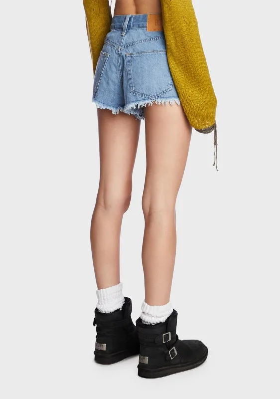 Cheeky Denim Shorts