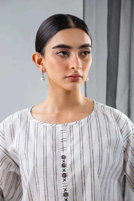 Dyed Zari Lawn Kurti