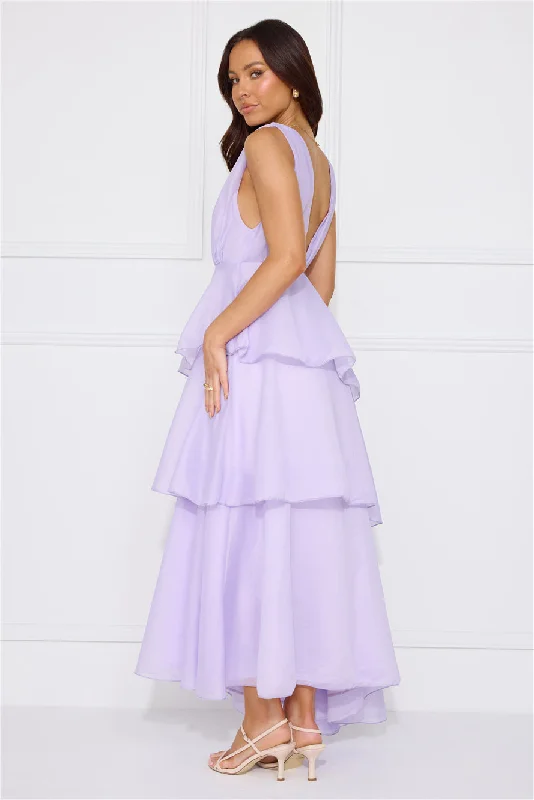 Fashion Zone Maxi Dress Lilac