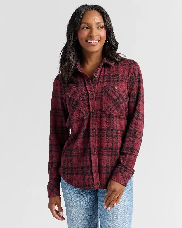 Burgundy Plaid / L