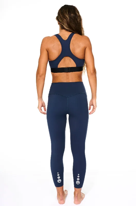 WYN by MALO flow and go 7/8 tights - navy