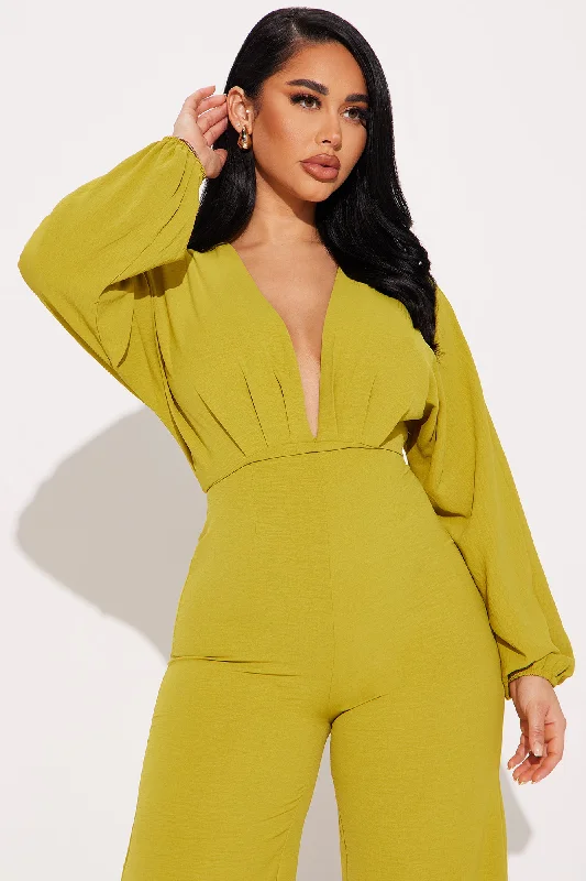 Miriam Jumpsuit - Chartreuse