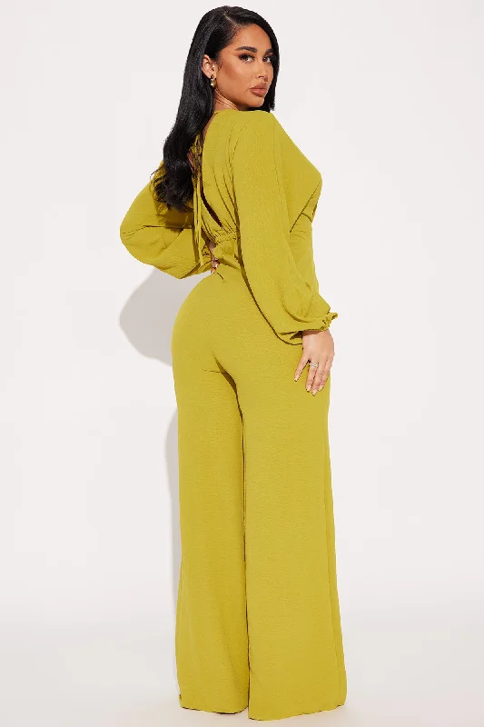 Miriam Jumpsuit - Chartreuse