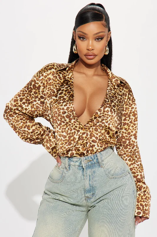 On The Prowl Leopard Shirt - Leopard