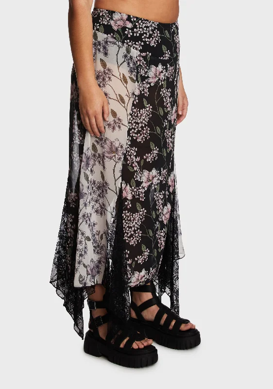 Plus Voice In A Bottle Maxi Skirt