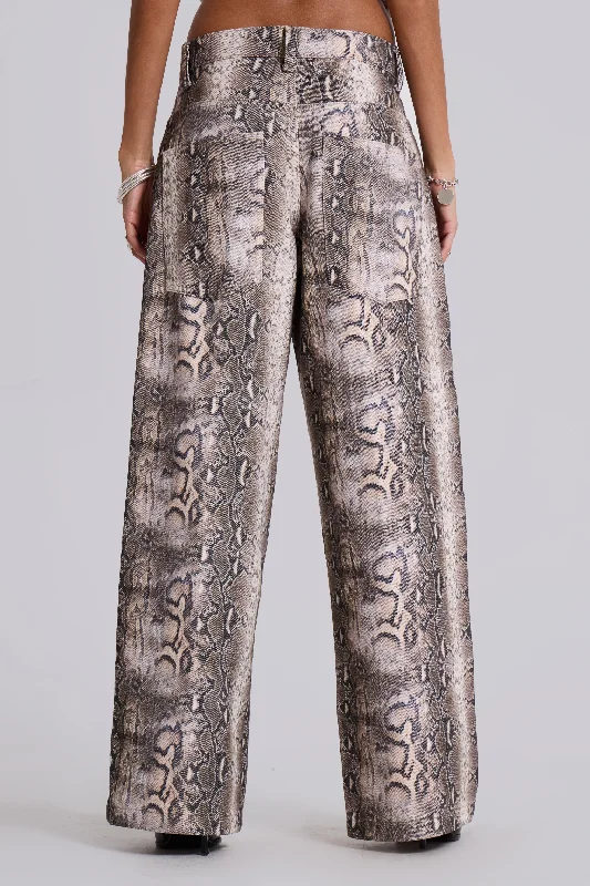 Boa Snake Print Colossus Jeans