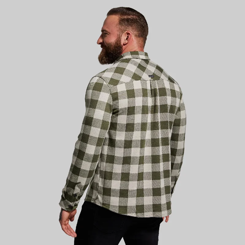 Woodsman Stretchy Flannel (Juniper)