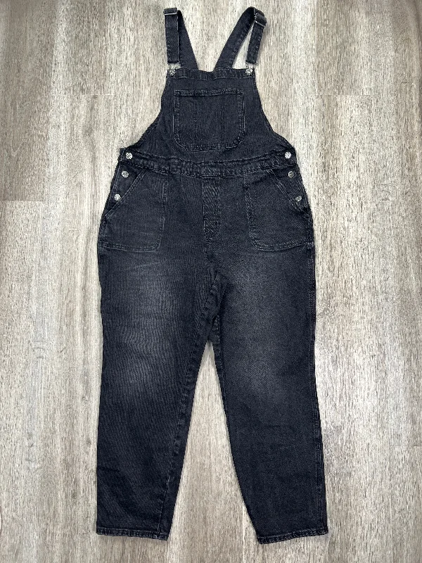 Black Denim Overalls Old Navy, Size Xl