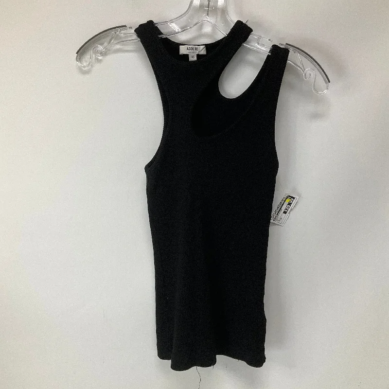 Black Top Sleeveless Agolde, Size Xs