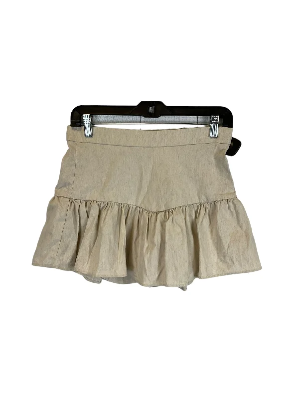 Cream Skort Zara, Size M