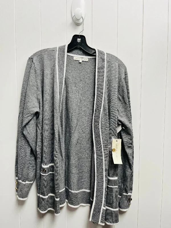 Grey Sweater Cardigan Madison + Hudson, Size Xl