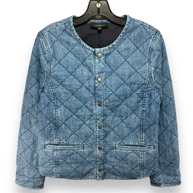 Jacket Denim By Talbots In Blue, Size: S