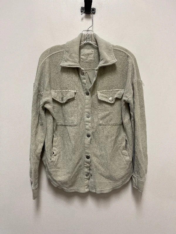 Jacket Shirt By Altard State In Grey, Size: Xs