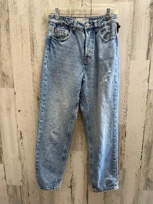 Jeans Boyfriend By Clothes Mentor In Blue Denim, Size: 4