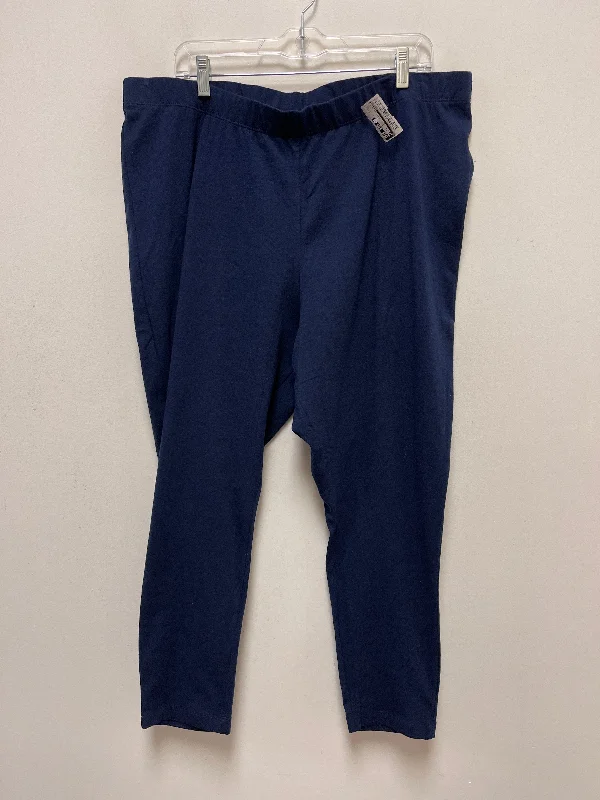 Navy Pants Leggings Romans, Size 26