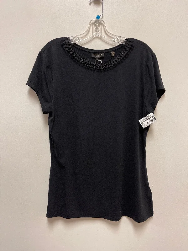 Top Short Sleeve By Ted Baker In Black, Size: S