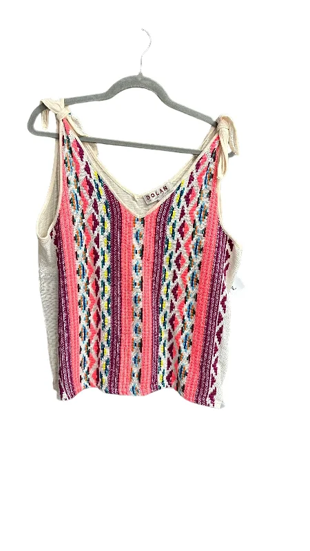 Top Sleeveless By Dolan Left Coast In Multi-colored, Size: L