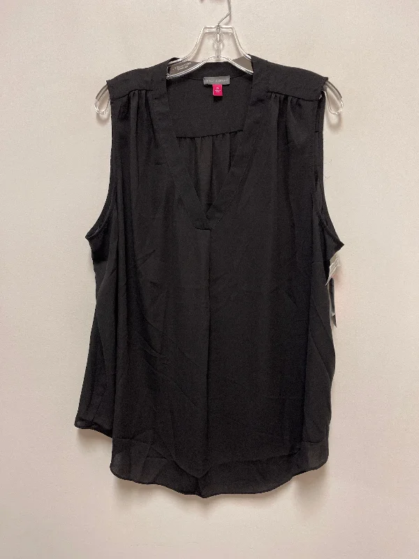 Top Sleeveless By Vince Camuto In Black, Size: 3x