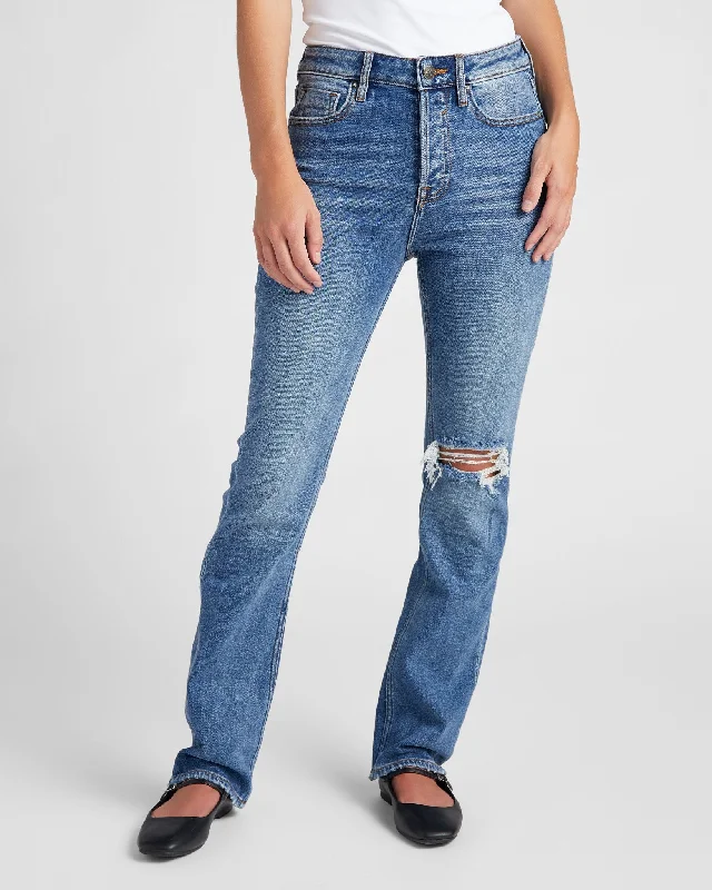 Ace High Rise Straight Leg Jeans