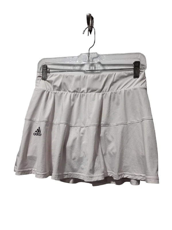 White Athletic Skort Adidas, Size M