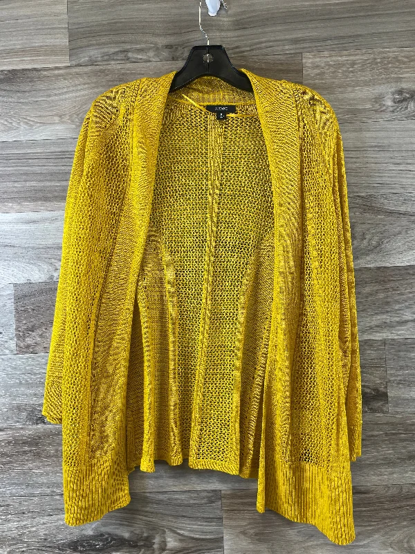 Yellow Cardigan Alfani, Size Xl