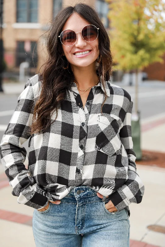 FINAL SALE - Seasonal Stroll Plaid Flannel