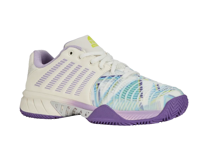 98900-182-M | EXPRESS LIGHT 3 PADEL | SNOW WHITE/PURPLE HEART/EVENING PRIMROSE