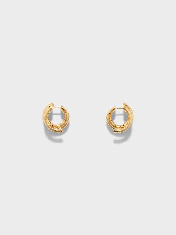 Dillon 18kt Gold-Plated Hoop Earrings