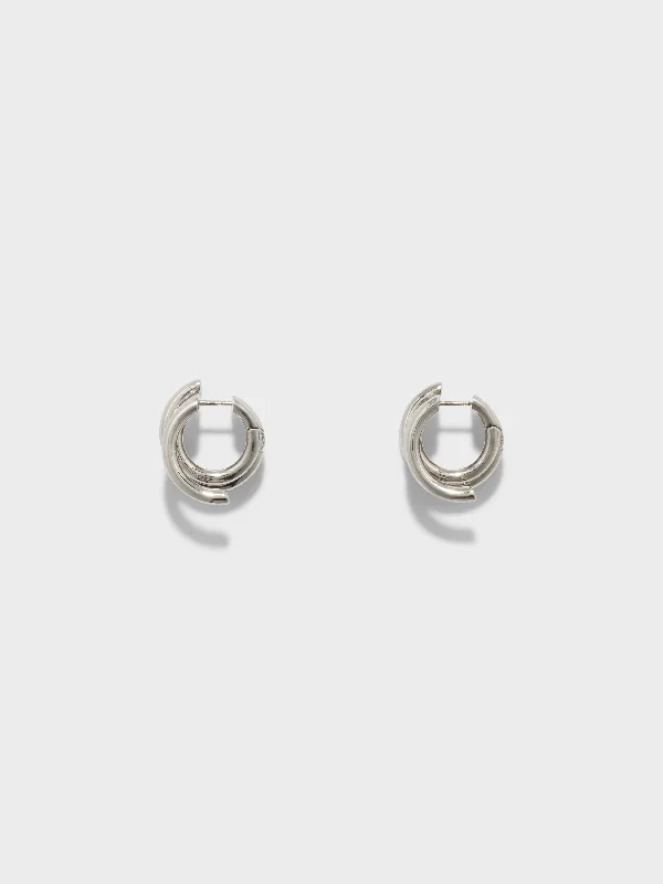 Dillon Palladium-Plated Hoop Earrings