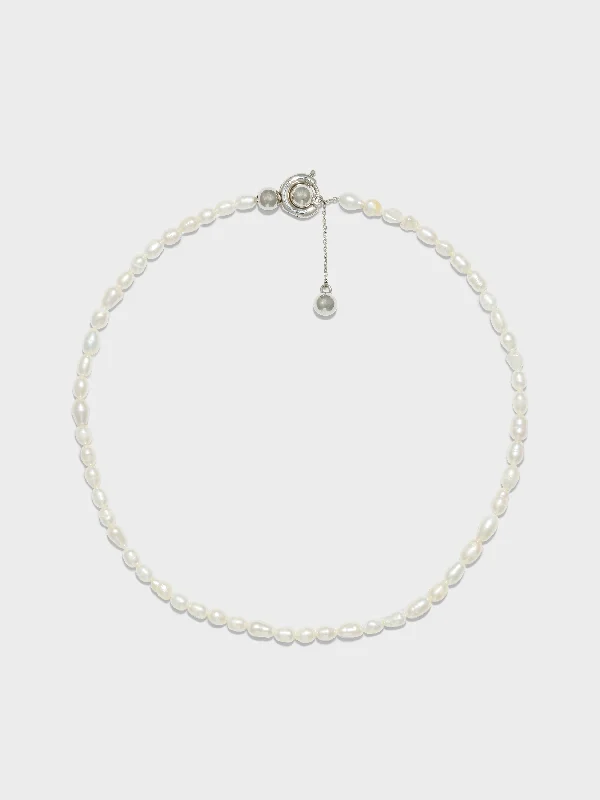 Saylor Pearl and Palladium-Plated Necklace