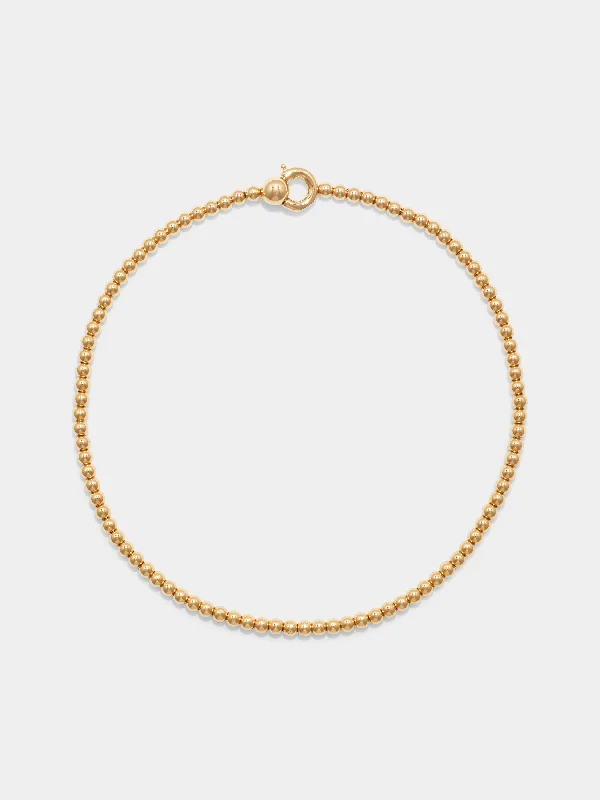 Syd Ball Chain 18kt Gold-Plated Necklace